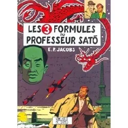 livre blake et mortimer , les 3 formules du professeur sato