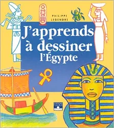 livre j'apprends à dessiner l'egypte
