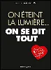 livre on éteint la lumière... on se dit tout ne