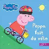 livre peppa pig / peppa fait du vélo