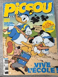 livre picsou magazine 551