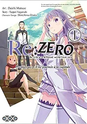 livre re:zero premier arc : une journée à la capitale, tome 1