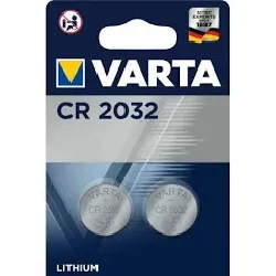 2 piles lithium 3v cr2032 varta