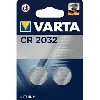 2 piles lithium 3v cr2032 varta