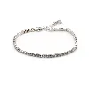 87194718 bracelet argent rhodie ligne oxydes blancs argent 925 millième (22 ct) 2,54g