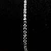 87194718 bracelet argent rhodie ligne oxydes blancs argent 925 millième (22 ct) 2,54g