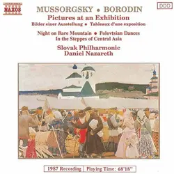 cd mussorgsky / borodin - slovak philharmonic - daniel nazareth - pictures at an exhibition - night on bare mountain - polovtsian 