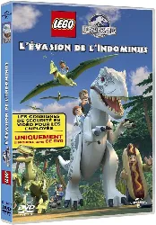 dvd lego jurassic world : l'évasion de l'indominus