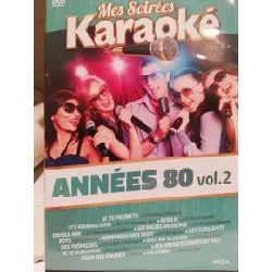 dvd mes soirees karaoke annees 80 - volume 2