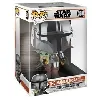 figurine funko! pop - star wars - the mandalorian - the mandalorian with the child supersized - 25 cm - 380