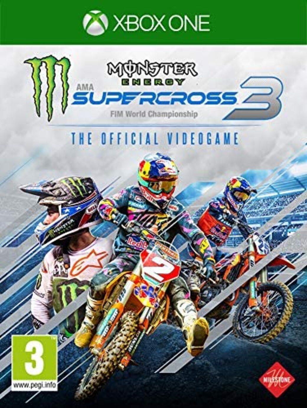 Jeu XBox One Monsters Energy Supercross 3- The Official Videogame 