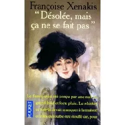 livre desolee mais ca ne se fait pas