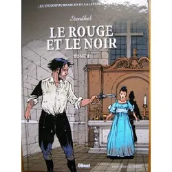 livre les incontournables de la littérature en bd. le rouge et le noir. stendhal. tome 2
