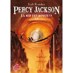 livre percy jackson 2: la mer des monstres