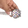 montre guess quartz logos sur cadran bracelet sur blanc