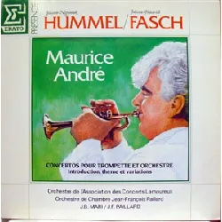 vinyle maurice andré - hummel fasch (1978)