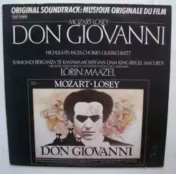vinyle wolfgang amadeus mozart - don giovanni - highlights, pages choisies, querschnitt (1979)