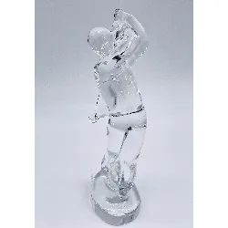 baccarat statue figurine birdie golfeur en cristal