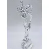 baccarat statue figurine birdie golfeur en cristal