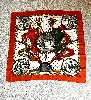 carré/foulard hermès napoléon 90 en soie