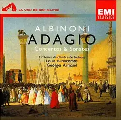 cd albinoni / orchestre de chambre de toulouse, louis auriacombe, georges armand - adagio - concertos & sonates (1992)