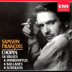 cd samson françois - chopin 14 valses 4 impromptus 4 ballades 4 scherzos (1988)