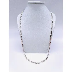 chaîne argent maille figaro argent 925 millième (22 ct) 10,60g