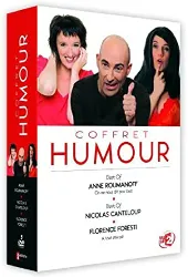 dvd coffret humour - anne roumanoff / nicolas canteloup / florence foresti