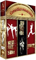 dvd comédies musicales - coffret 3 films : west side story + hair + new york, new york