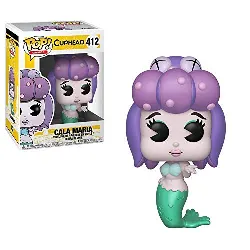 figurine funko! pop - cuphead n°412 - cala maria - 9 cm