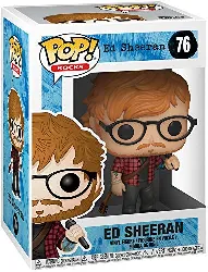 figurine funko! pop - musique - ed sheeran rocks - 76