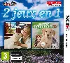 jeu 3ds ma clinique à la campagne 3d + ma pension d'animaux - bébé calins