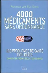 livre 4000 médicament sans ordonnance