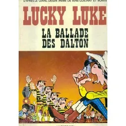 livre lucky luke. la ballade des daltons
