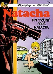 livre natacha - tome 4 - un trône pour natacha