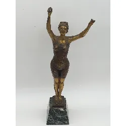 statuette   danceuse georges omerth