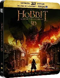 blu-ray le hobbit : la bataille des cinq armées - édition limitée steelbook - blu - ray 3d + 2d