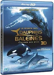blu-ray le monde des dauphins et des baleines, nomades des mers 3d - blu - ray 3d compatible 2d