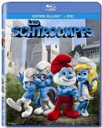blu-ray les schtroumpfs - combo blu - ray + dvd