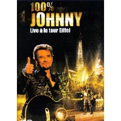 dvd 100% johnny - live à la tour eiffel