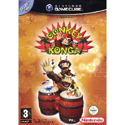jeu nintendo game cube donkey konga bongos