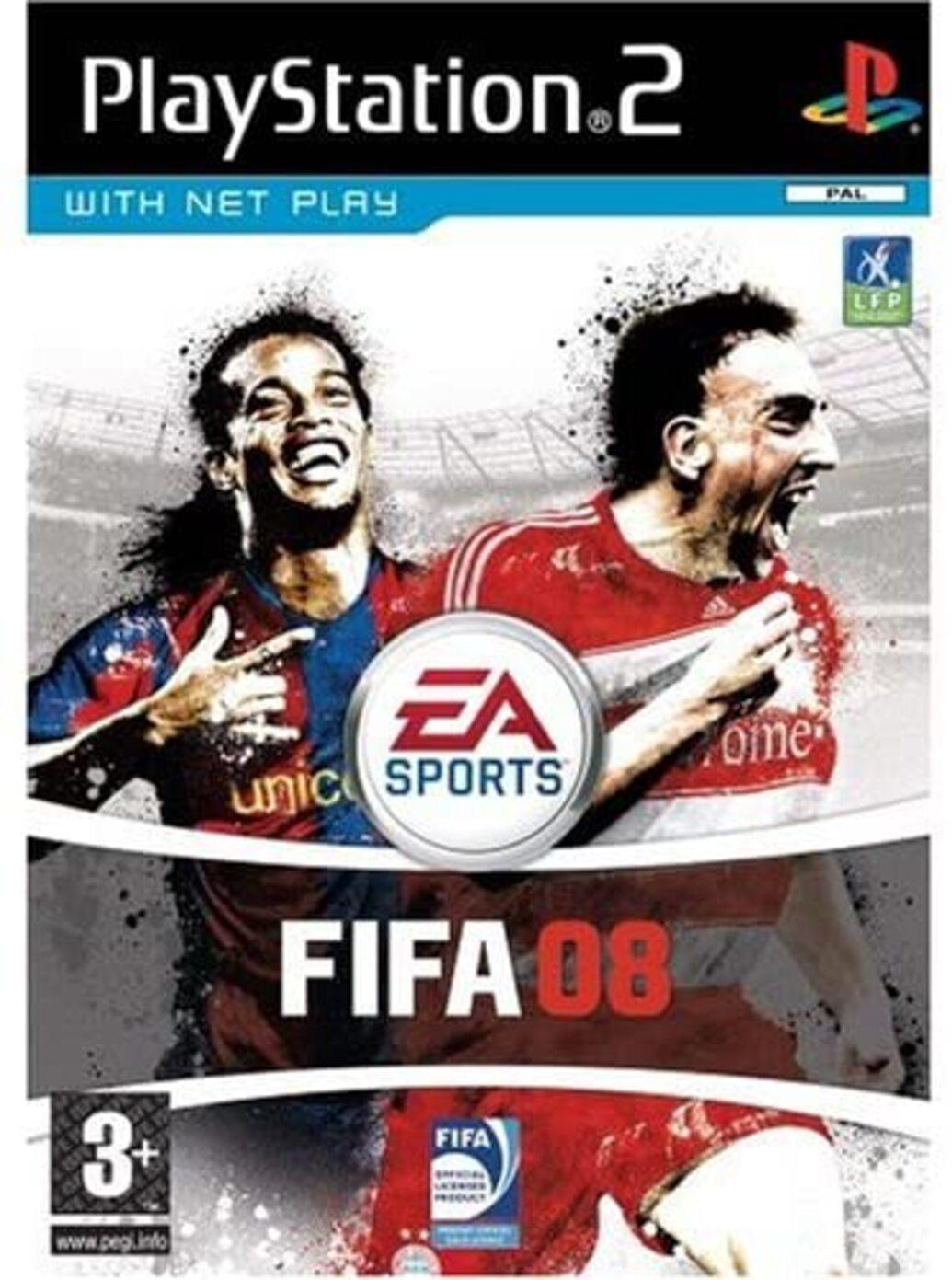 Jeu PS2 FIFA 08 Platinum