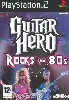 jeu ps2 guitar hero rocks the 80's (jeu seul)