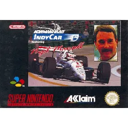 jeu snes newman-haas' racing -  indy car featuring nigel mansell