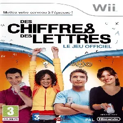 jeu wii des chiffres et des lettres
