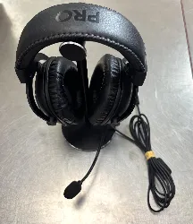 casque gaming filaire avec micro logitech g pro x - son surround 7.1 - jack 3,5mm - isolation acoustique - noir