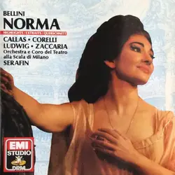 cd bellini, callas, corelli, ludwig, zaccaria, orchestra e coro del teatro alla scala, serafin - norma - highlights / extraits / q