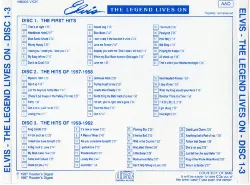 cd elvis presley - the legend lives on (1987)