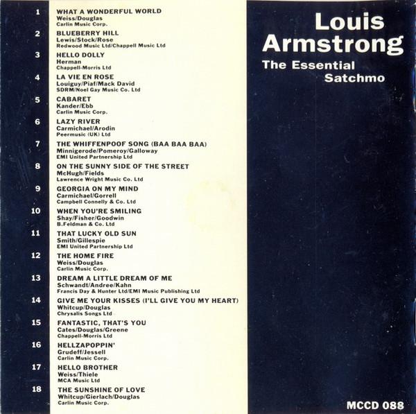 Cd Louis Armstrong - The Essential Satchmo (1992)