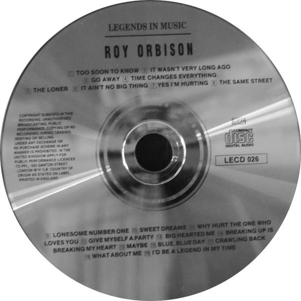 Cd Roy Orbison - Legends In Music